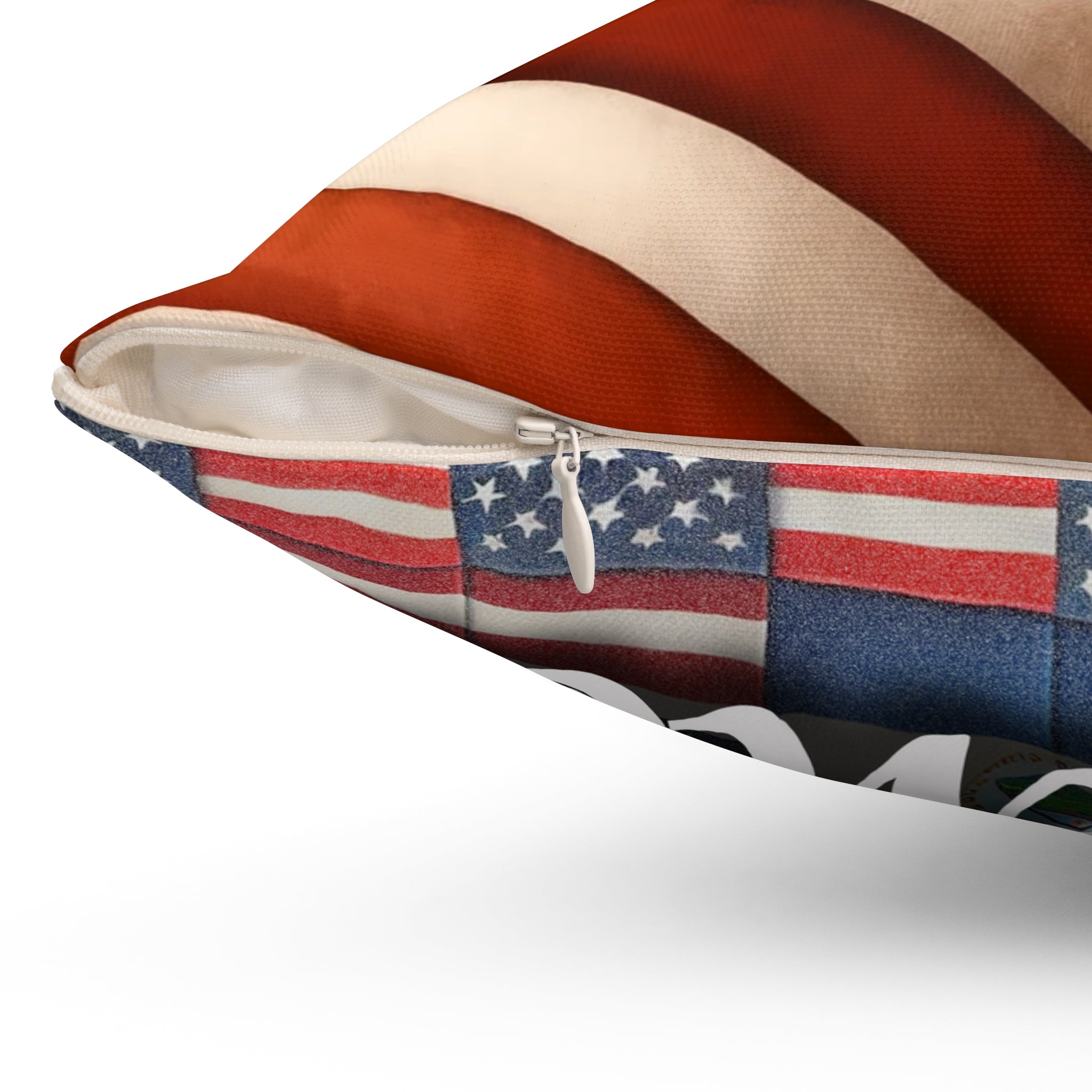 "Your World Life" Patriotic Couples Pillow | Personalized (Custom) Home Decor